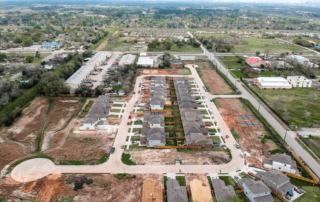 LEA Homes Subdivision from Above