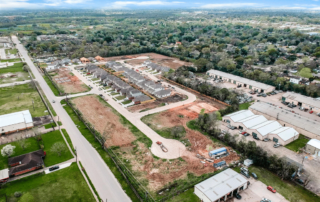 LEA Homes Subdivision from Above