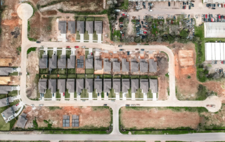 LEA Homes Subdivision from Above